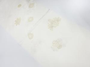 大特価品　未使用品　正絹　丹後ちりめん　金通し　帯揚げ